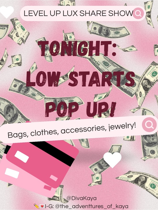None Accessories - LOW BLOW POP UP SHOW TONIGHT!